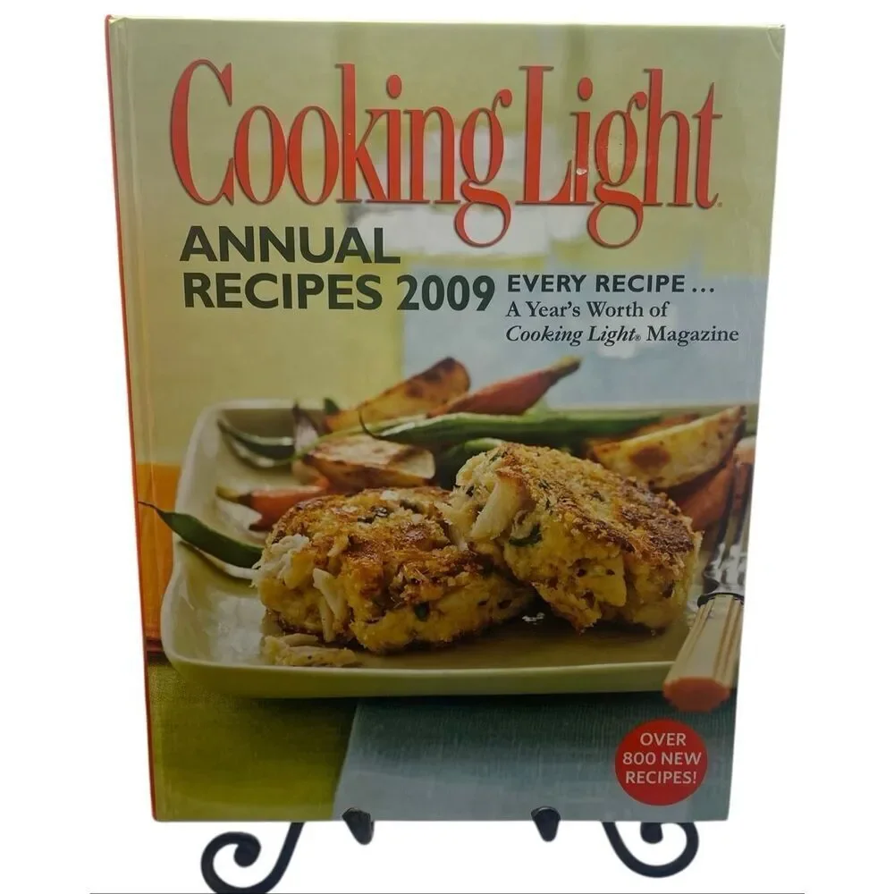 Cooking Light Annual Recipes Cookbooks Lot 2002 2004 2009 2012 Hardcover Set